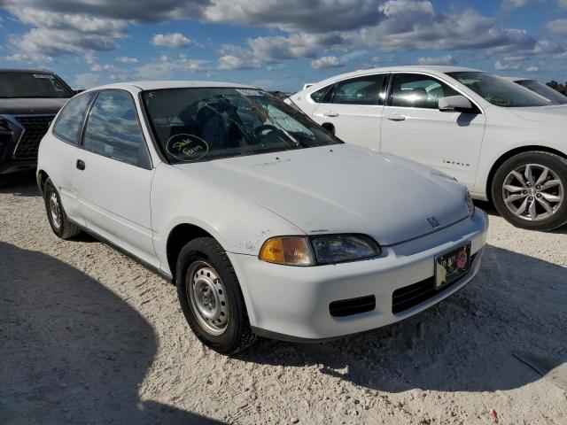 2HGEH2341NH539613 - 1992 HONDA CIVIC CX WHITE photo 1