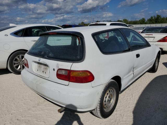 2HGEH2341NH539613 - 1992 HONDA CIVIC CX WHITE photo 4