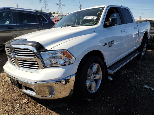 1C6RR7TT0KS587889 - 2019 RAM 1500 CLASS WHITE photo 2