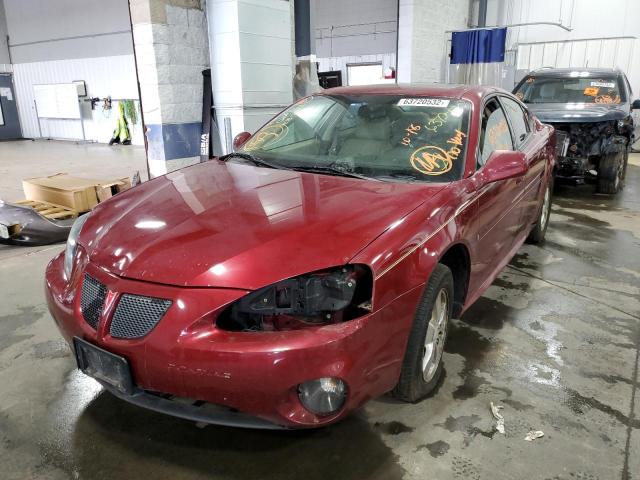 2G2WP552871174835 - 2007 PONTIAC GRAND PRIX წითელი ფოტო 2
