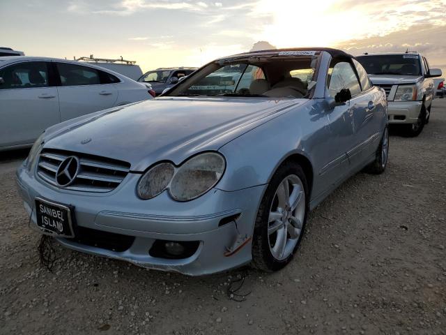 WDBTK56F07T081315 - 2007 MERCEDES-BENZ CLK 350 SILVER photo 2