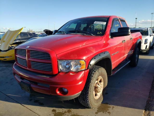 3D7KU28C73G820847 - 2003 DODGE RAM 2500 S RED photo 2