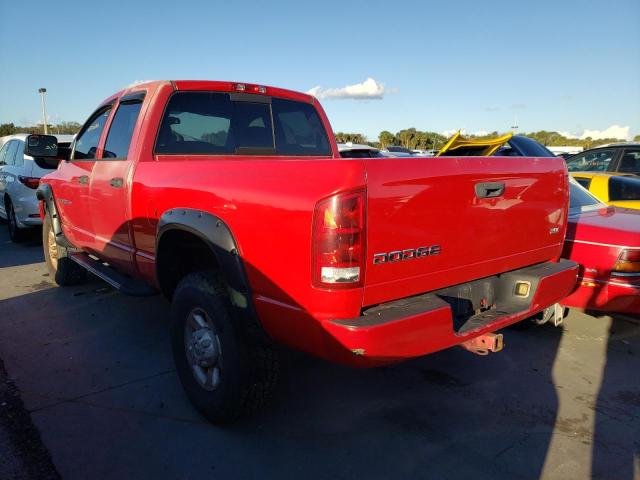 3D7KU28C73G820847 - 2003 DODGE RAM 2500 S RED photo 3