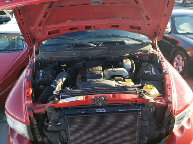 3D7KU28C73G820847 - 2003 DODGE RAM 2500 S RED photo 7