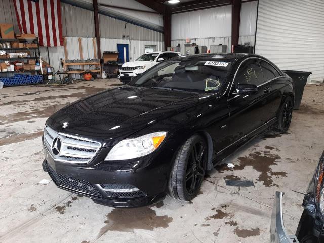 WDDEJ9EB3CA028350 - 2012 MERCEDES-BENZ CL 550 4MA BLACK photo 2