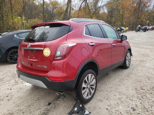 KL4CJESB3JB691613 - 2018 BUICK ENCORE PRE RED photo 4