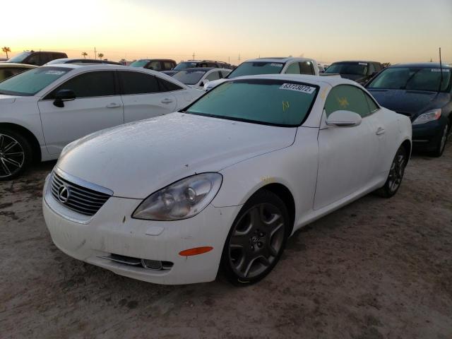 JTHFN45Y479012464 - 2007 LEXUS SC 430 WHITE photo 2