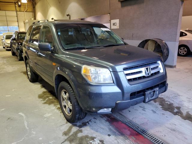 2HKYF18706H552683 - 2006 HONDA PILOT BLUE photo 1