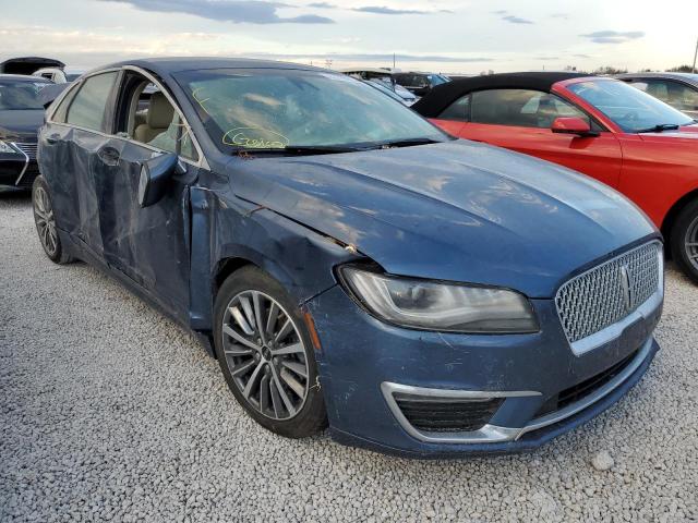 3LN6L5LU1KR617192 - 2019 LINCOLN MKZ RESERV BLUE photo 1