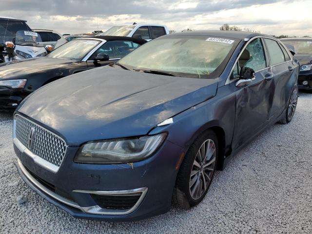 3LN6L5LU1KR617192 - 2019 LINCOLN MKZ RESERV BLUE photo 2