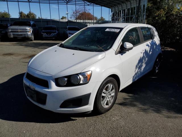 1G1JB6SH8C4199034 - 2012 CHEVROLET SONIC LS WHITE photo 2