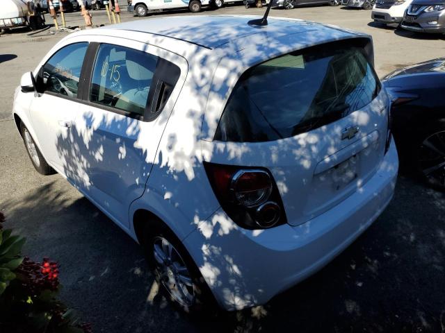 1G1JB6SH8C4199034 - 2012 CHEVROLET SONIC LS WHITE photo 3