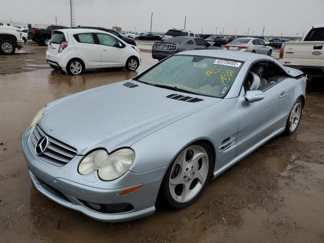 WDBSK76F05F087201 - 2005 MERCEDES-BENZ SL 600 SILVER photo 2