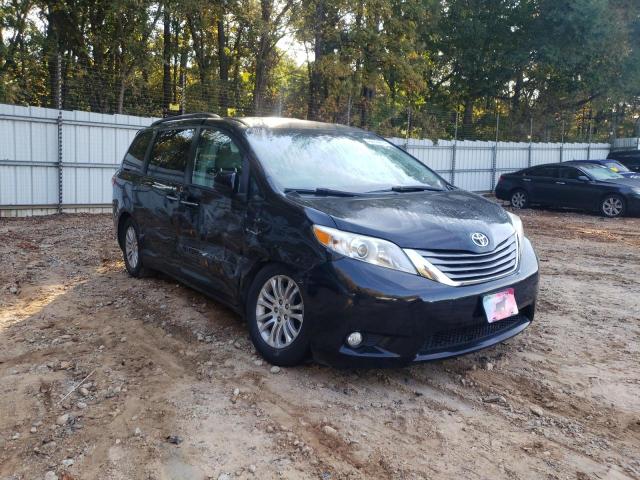 5TDYK3DC0GS733756 - 2016 TOYOTA SIENNA XLE BLACK photo 1