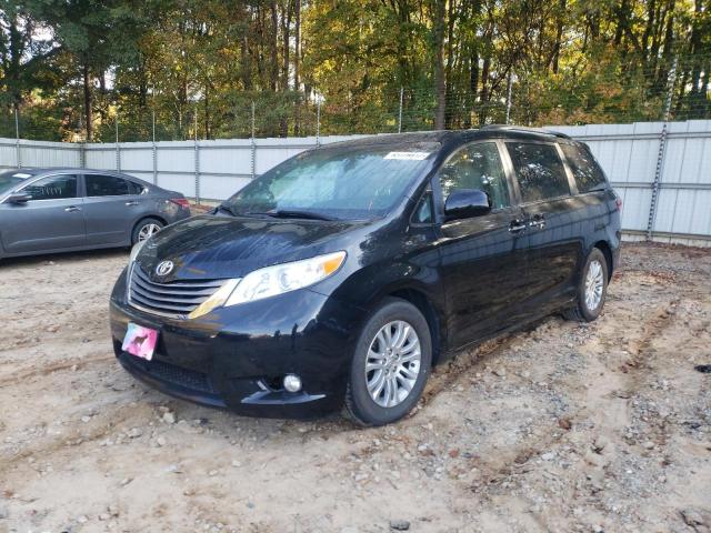 5TDYK3DC0GS733756 - 2016 TOYOTA SIENNA XLE BLACK photo 2