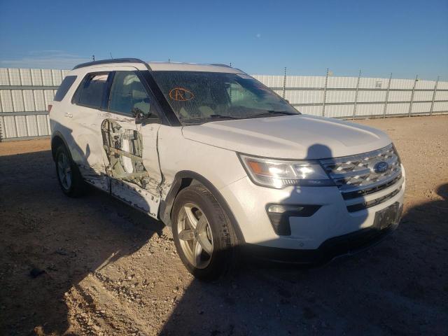 1FM5K7D85KGA08366 - 2019 FORD EXPLORER X WHITE photo 1