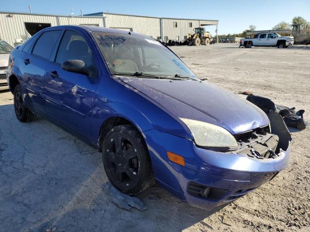 1FAFP34N65W284354 - 2005 FORD FOCUS ZX4 BLUE photo 1