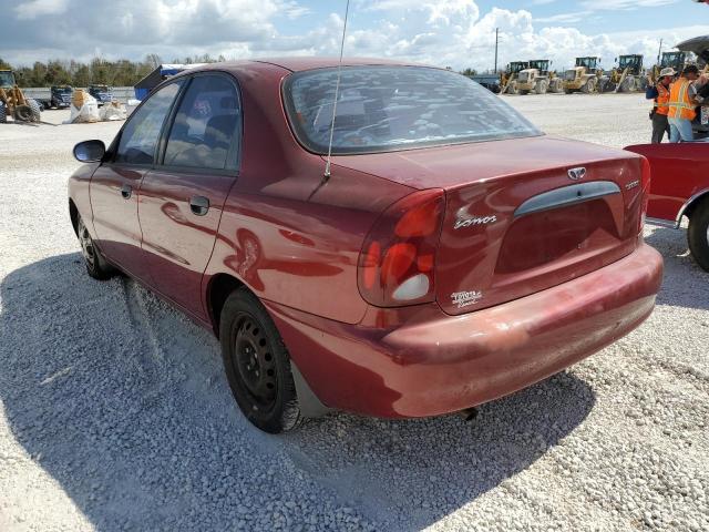 KLATA52641B639861 - 2001 DAEWOO LANOS S RED photo 3