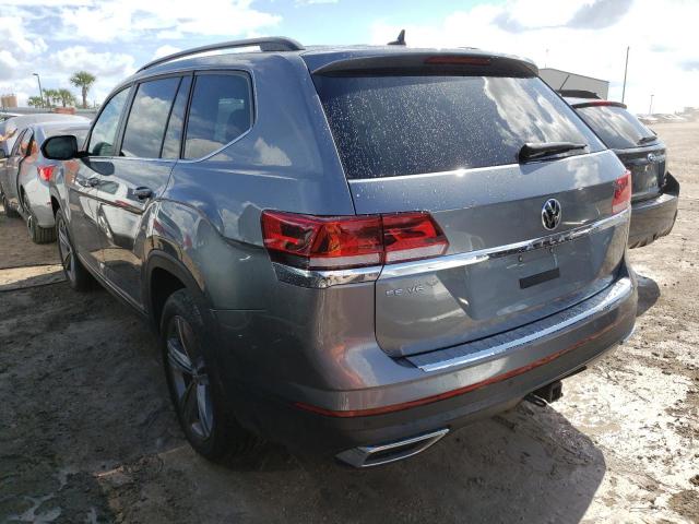 1V2WR2CA5NC549908 - 2022 VOLKSWAGEN ATLAS SE GRAY photo 3