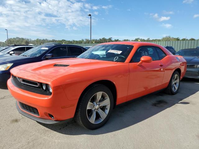 2C3CDZAGXMH610558 - 2021 DODGE CHALLENGER ORANGE photo 2