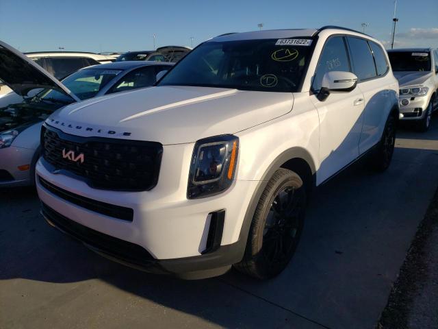 5XYP3DHC4NG207021 - 2022 KIA TELLURIDE WHITE photo 2