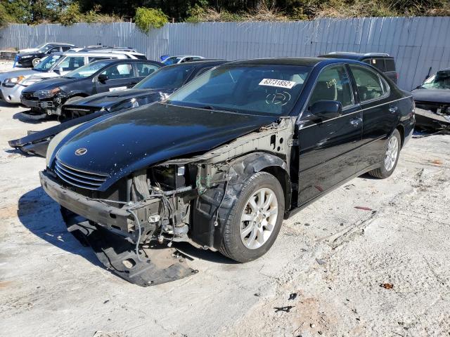 JTHBF30G025025779 - 2002 LEXUS ES 300 BLACK photo 2