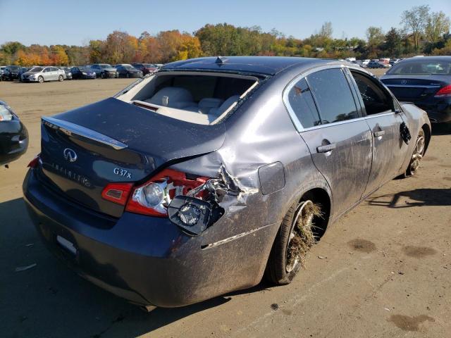 JNKCV61F69M353495 - 2009 INFINITI G37 BLUE photo 4