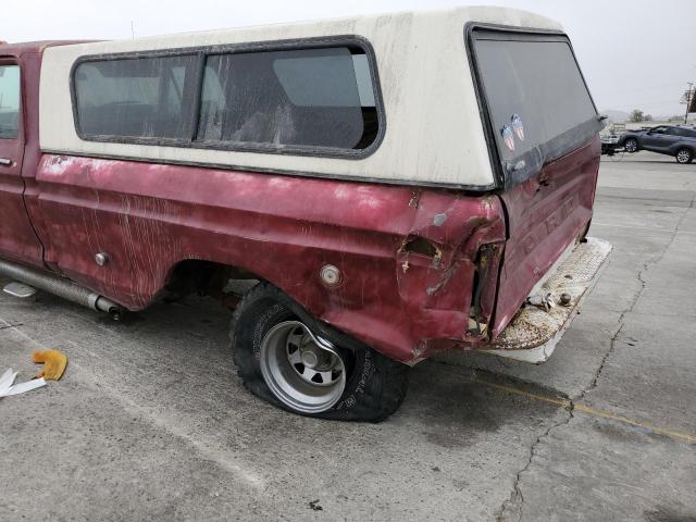 F11YRR45019 - 1973 FORD F100 CUSTM BURGUNDY photo 9