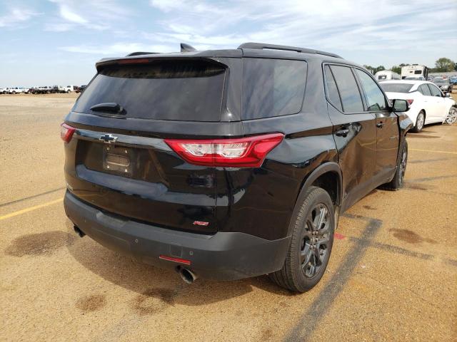 1GNERJKX9JJ264980 - 2018 CHEVROLET TRAVERSE R BLACK photo 4