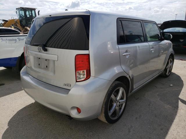 JTLZE4FE0CJ027690 - 2012 TOYOTA SCION XB ვერცხლისფერი ფოტო 4