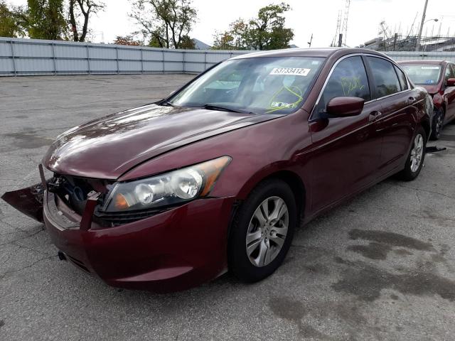 1HGCP2F46AA146821 - 2010 HONDA ACCORD LXP MAROON photo 2