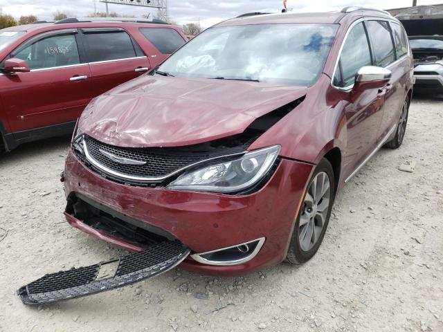 2C4RC1GG7HR650436 - 2017 CHRYSLER PACIFICA L RED photo 2