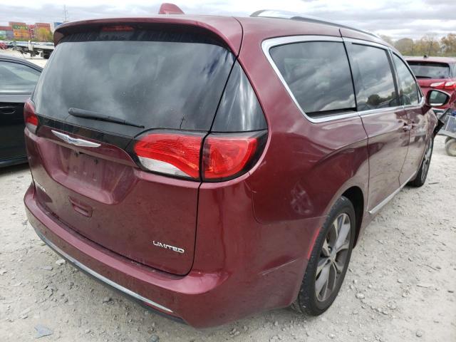 2C4RC1GG7HR650436 - 2017 CHRYSLER PACIFICA L RED photo 4