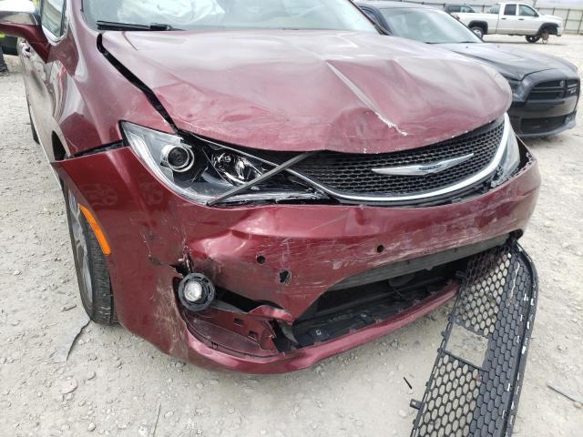 2C4RC1GG7HR650436 - 2017 CHRYSLER PACIFICA L RED photo 9