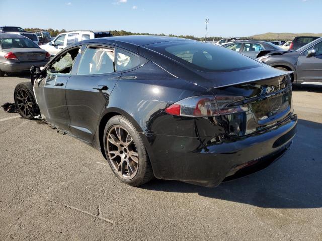 5YJSA1E62MF441516 - 2021 TESLA MODEL S Negro foto 3
