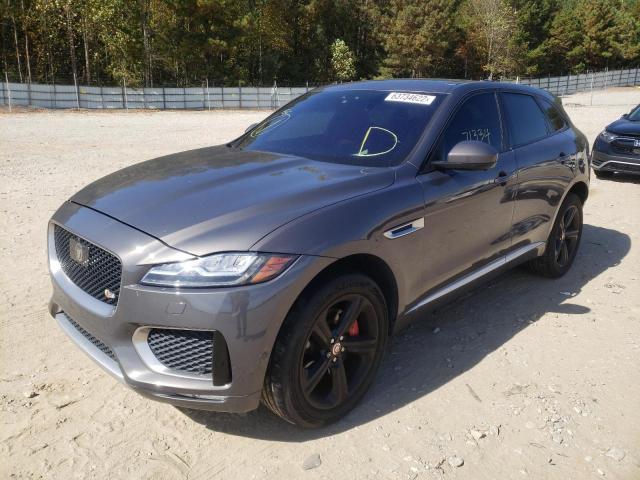 SADCM2BV9HA070063 - 2017 JAGUAR F-PACE S GRAY photo 2