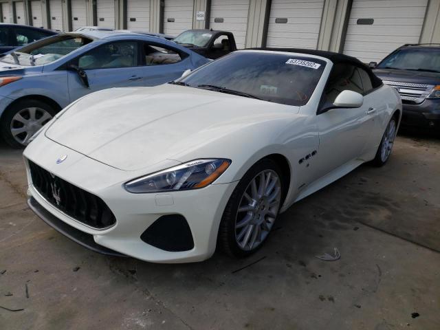 ZAM45VMA9J0283871 - 2018 MASERATI GRANTURISM WHITE photo 2