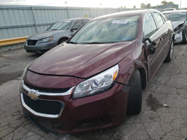 1G11C5SL9FF107157 - 2015 CHEVROLET MALIBU 1LT წითელი ფოტო 2