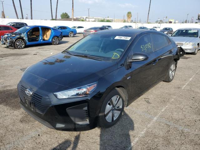 KMHC65LC6JU065360 - 2018 HYUNDAI IONIQ BLUE BLACK photo 2