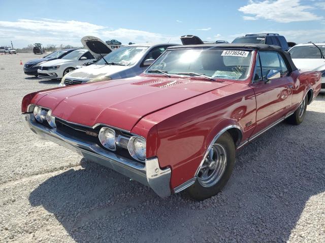 338677M264018 - 1967 OLDSMOBILE CUTLASS SU RED photo 2