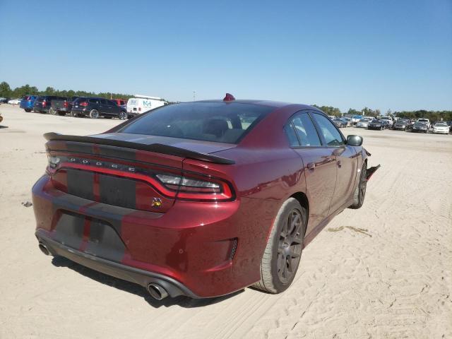 2C3CDXGJ4KH572409 - 2019 DODGE CHARGER SC RED photo 4