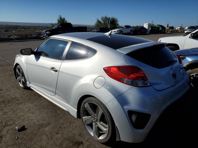 KMHTC6AE3DU174009 - 2013 HYUNDAI VELOSTER T SILVER photo 3