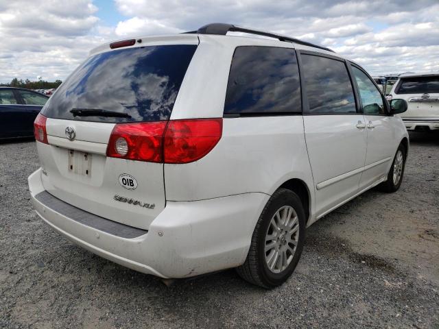 5TDZK22C78S180767 - 2008 TOYOTA SIENNA WHITE photo 4