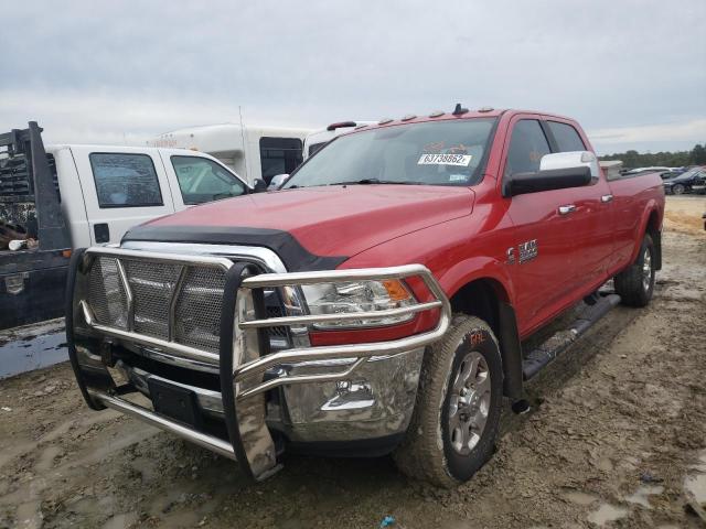 3C63R3HL5JG183497 - 2018 RAM 3500 SLT RED photo 2