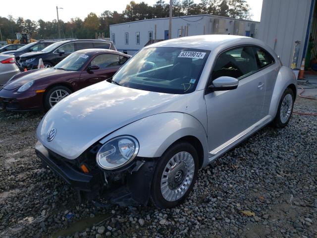 3VWJ07AT2GM614719 - 2016 VOLKSWAGEN BEETLE SE SILVER photo 2