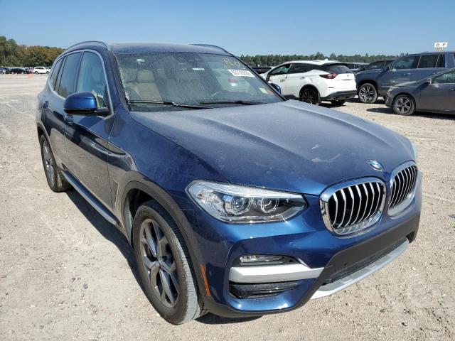 5UXTY3C09L9B39340 - 2020 BMW X3 SDRIVE3 BLUE photo 1