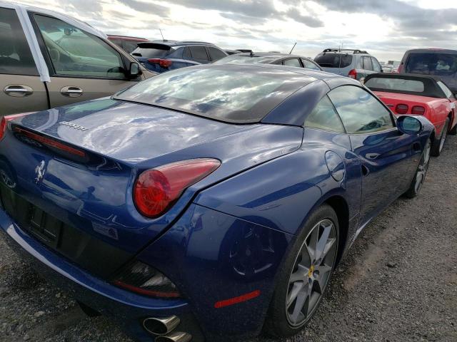 ZFF65LJA0B0180332 - 2011 FERRARI CALIFORNIA BLUE photo 4