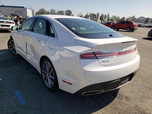 3LN6L5LU5KR621679 - 2019 LINCOLN MKZ RESERV WHITE photo 3