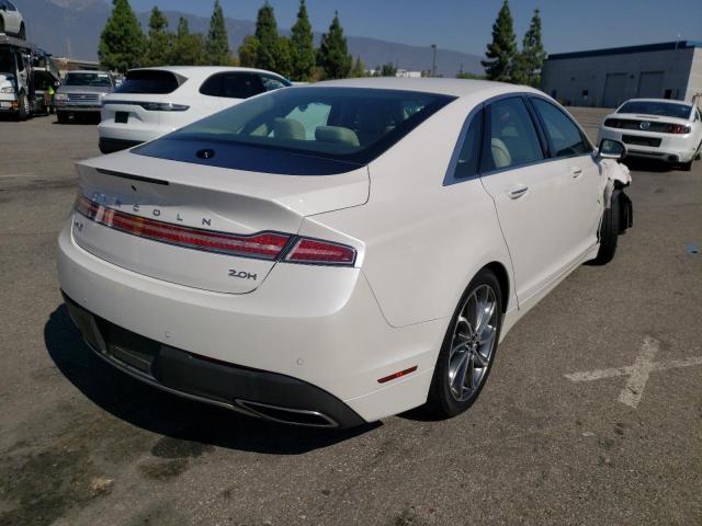 3LN6L5LU5KR621679 - 2019 LINCOLN MKZ RESERV WHITE photo 4