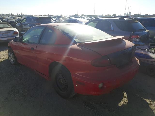 1G2JB124XY7445311 - 2000 PONTIAC SUNFIRE SE RED photo 3